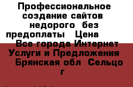 Профессиональное создание сайтов, недорого, без предоплаты › Цена ­ 6 000 - Все города Интернет » Услуги и Предложения   . Брянская обл.,Сельцо г.